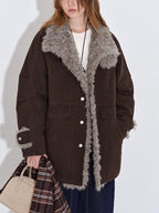 fano 90 Percent White Duck Down Warm Workwear Straight Midlength Womens Down Jackets
