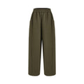 unspoken_Breathable_Cotton_High_Waist_Minimal_Office_Heather_Green_Wide_Leg_Pants_MISSTT