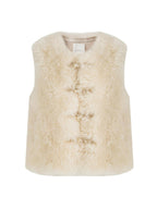 unspoken Wool Fleece Lined Single Button V-neck Tailored Workwear Beige Cropped Jackets