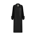 unspoken_Minimal_Commuter_Long_Double_Breasted_Loose_Fit_Women_Black_Olive_Trench_Coats_MISSTT