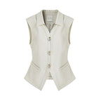 unspoken_Breathable_Polyester_Linen_Blend_Loose_Fit_Button_Front_Office_Women_Vests_MISSTT