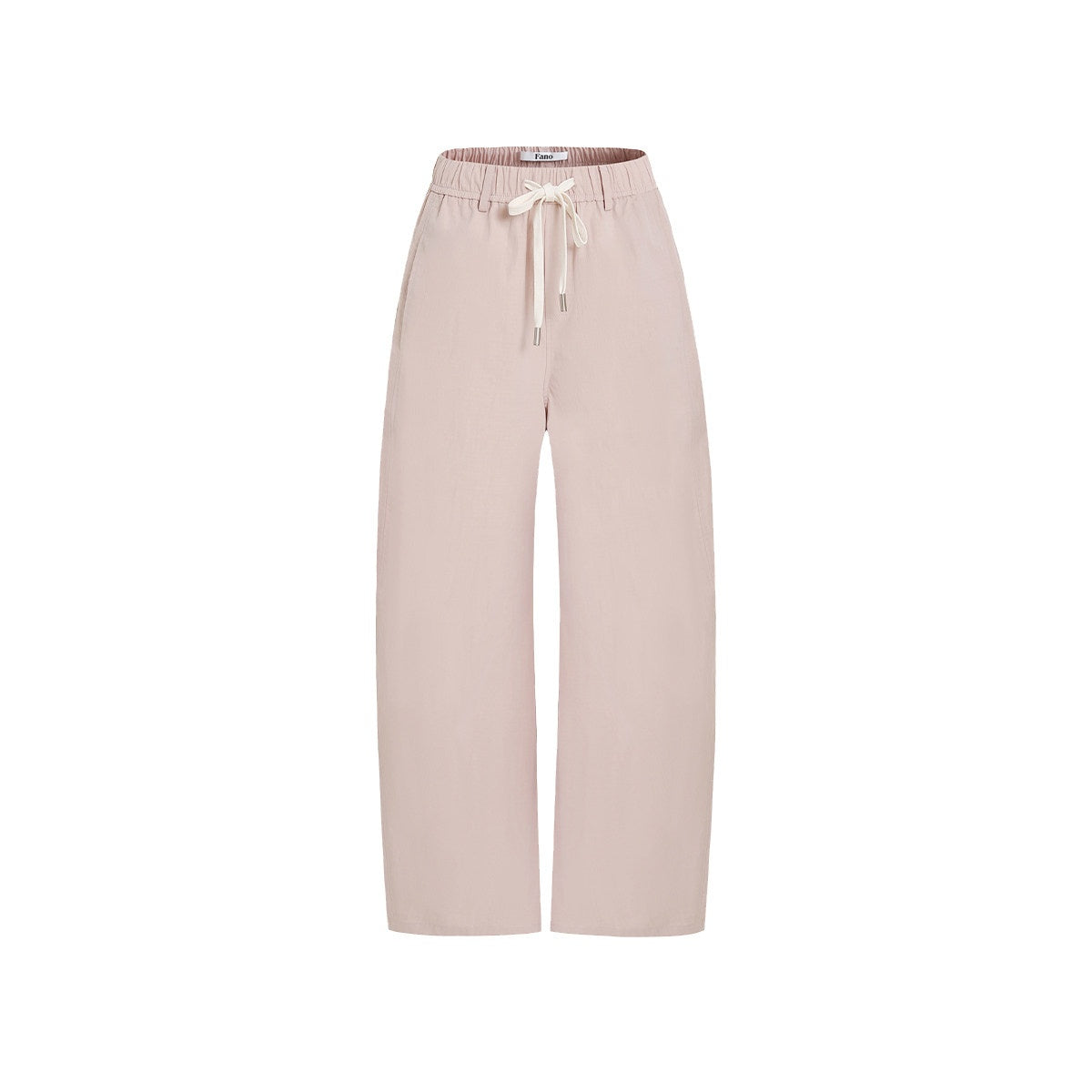 fano_Pink_Cotton_Blend_Drawstring_Natural_Waist_Loose_Korean_Office_Wide_Leg_Pants_MISSTT