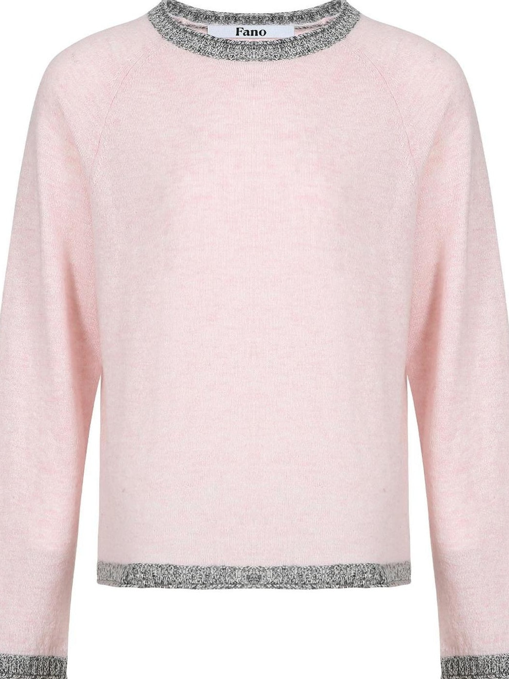 fano Wool Alpaca Blend Casual Loose Fit Crewneck Knit Pullover Longsleeve Sweaters