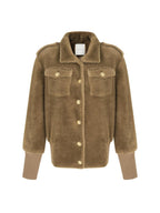 unspoken Thick Warm Stand Collar Slim Fit Minimal Office Brown Nylon Blend Short Coat