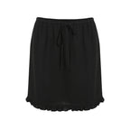 fano_Figure_Flattering_Round_Neck_Black_Two_Piece_Women_S_M_L_Top_&_Skirt_Sets_MISSTT