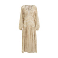 unspoken_Casual_Jacquard_A_Line_Natural_Waist_Long_Sleeve_U_Neck_Khaki_Women_Maxi_Dresses_MISSTT
