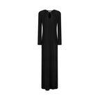 unspoken_Waist_Cinch_Commuter_Long_Sleeve_Drop_Neck_Black_Womens_Hline_Maxi_Dresses_MISSTT