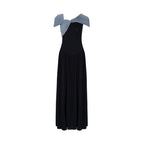 unspoken_High_Waist_Colorblock_V-neck_A_Line_Viscose_Knit_Casual_Women_Maxi_Dresses_MISSTT