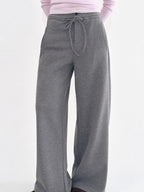 fano Fleece Lined Breathable Sport Straight Leg Women Heather Gray Sweatpants