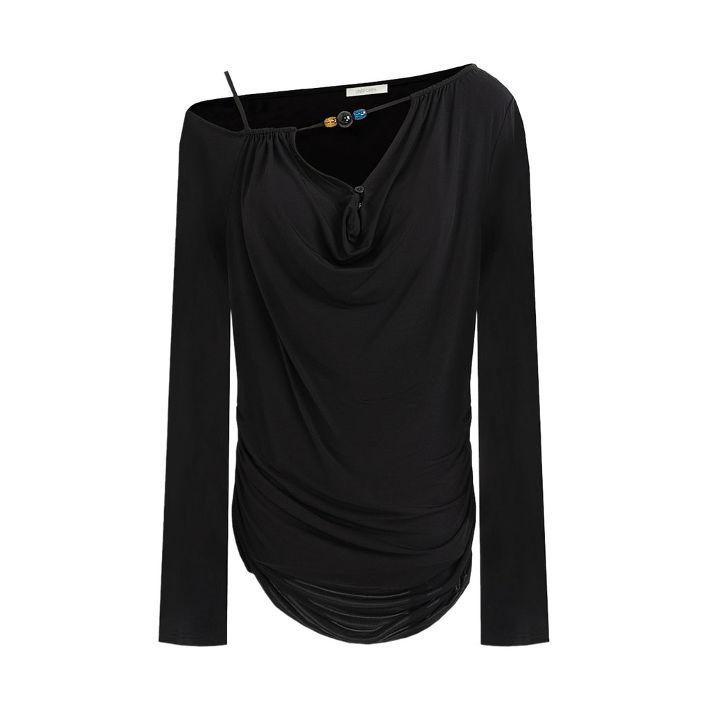 unspoken_Breathable_Viscose_Blend_Minimal_Commuter_Loose_Asymmetric_Shoulder_Knit_Sweaters_MISSTT