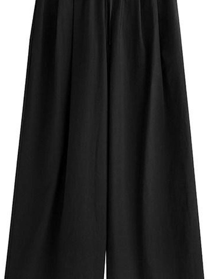 fano High Waist Tailored Minimalist Commuter Nylon Blend Pockets Straight Pants