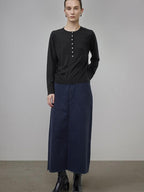 unspoken Pure Wool Minimalist Loose Pullover Crew Neck Women Knit Cardigans