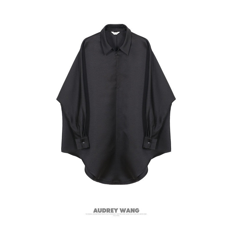 audreyyang_Wrinkle_Resistant_Minimalist_Loose_Fit_Turn_Down_Collar_Women_Polyester_Shirts_MISSTT