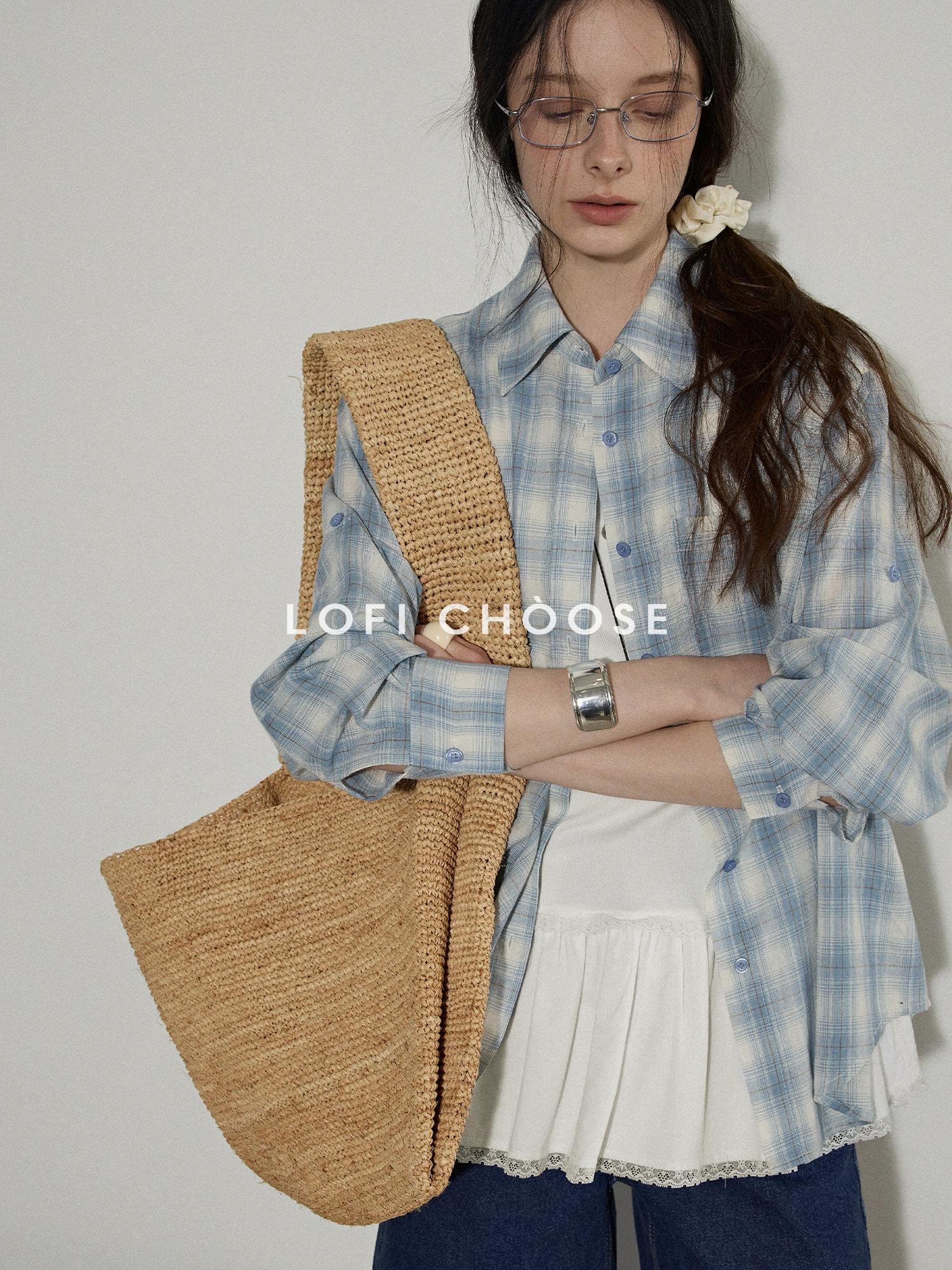 Lofi choose Versatile Layering Commuter Loose Fit Crew Neck Women White Tank Tops