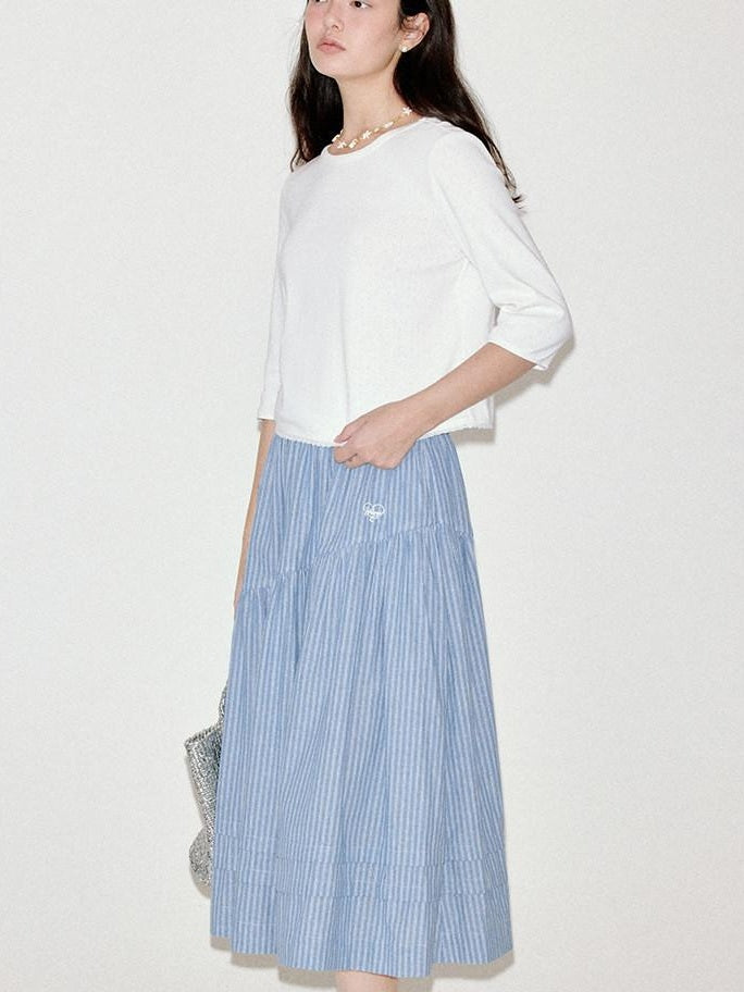 fano Casual Cotton A Line Sleeveless U Neck Loose Waist Everyday Women Midi Dresses