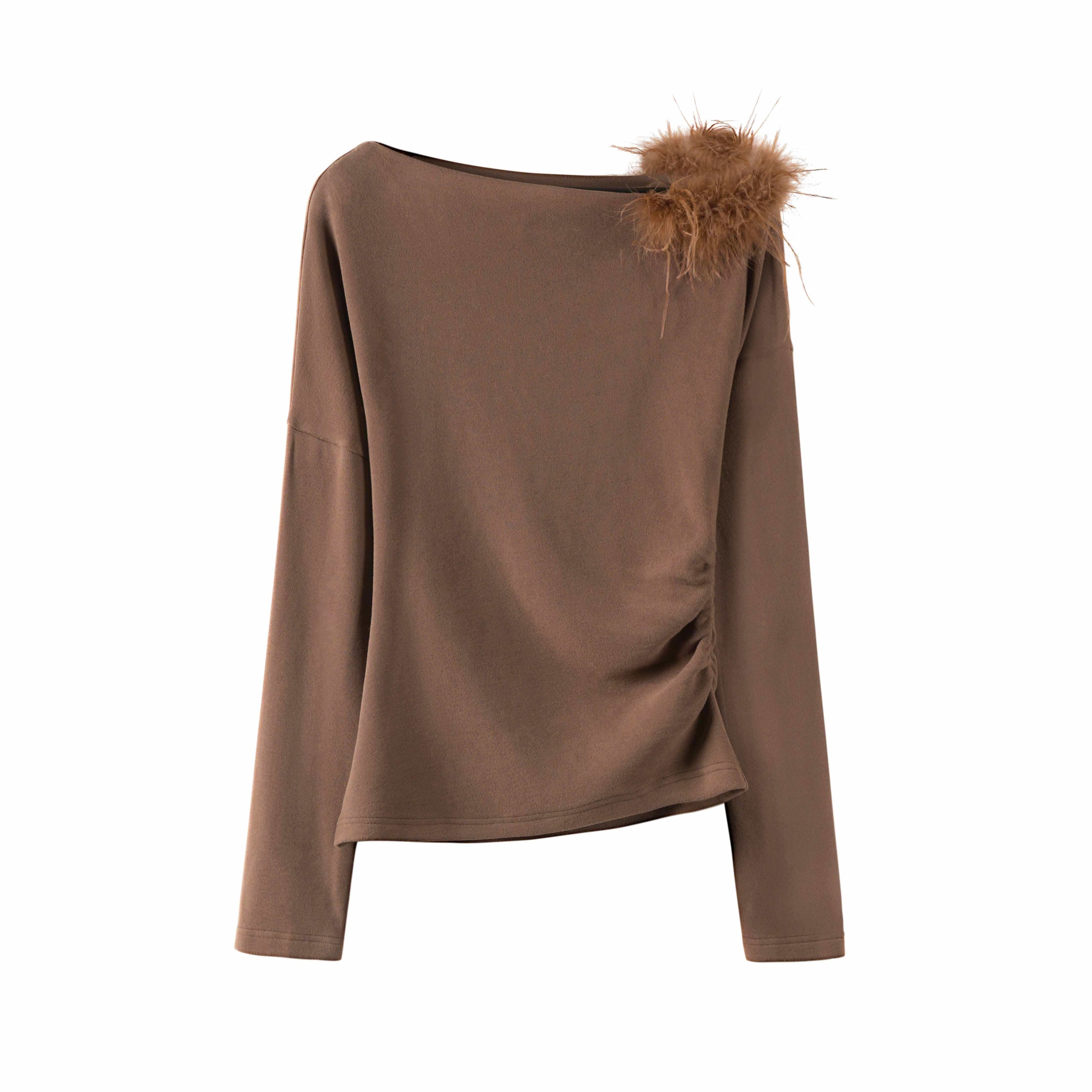 someonesometimes_3D_Embellished_Asymmetrical_Neck_Slim_Crop_Knit_Wool_Blend_Sweaters_MISSTT