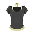 unspoken_Moisture_Wicking_Lyocell_Slim_V-neck_Patchwork_Grey_Green_Halter_Crop_Tops_MISSTT