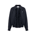 fano_Vintage_Black_Grey_Plaid_Ruffle_Loose_Fit_Viscose_Zipper_Women_Bomber_Jackets_MISSTT