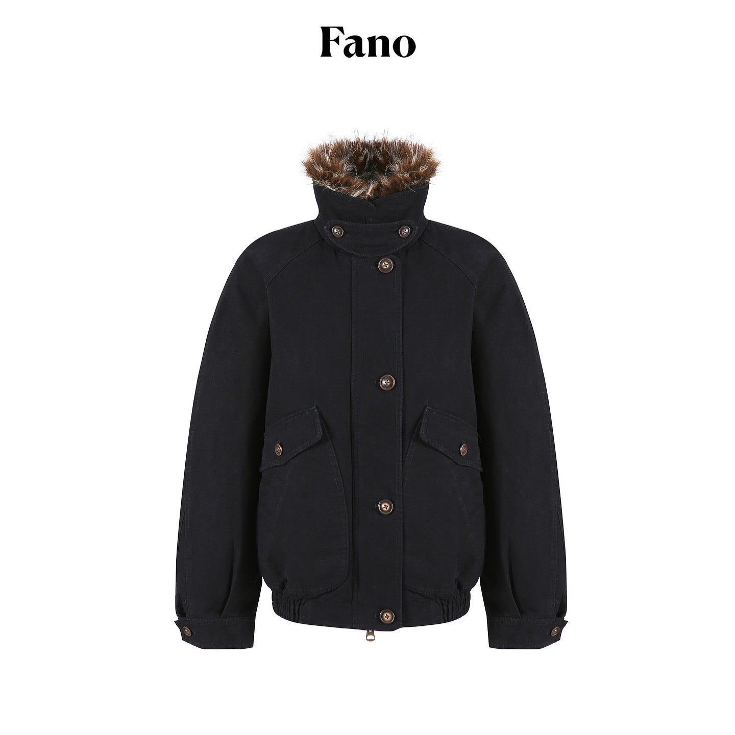 fano_Warm_90%_White_Duck_Down_Fur_Collar_Loose_High_Waist_Minimal_Black_Down_Jackets_MISSTT