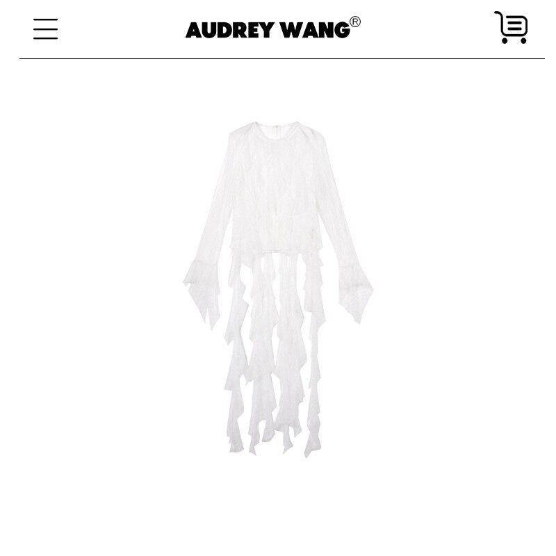 audreyyang_Lightweight_French_Loose_Fit_Round_Neck_Solid_Color_Nylon_Long_Sleeve_T-Shirts_MISSTT