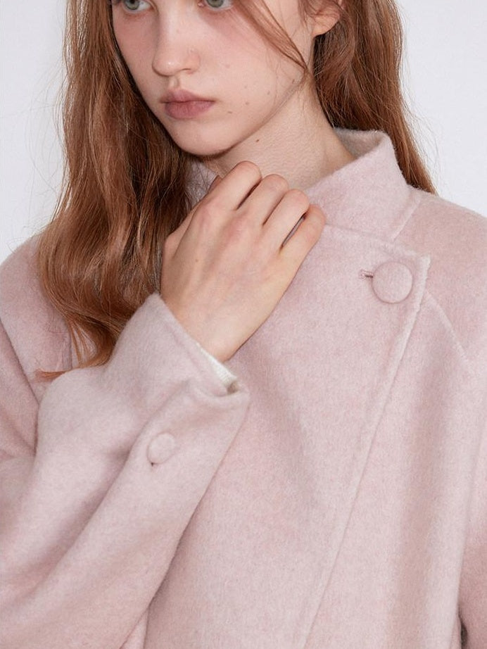 fano 68 Percent Wool Blend Korean Commuter Straight Fit Blazer Women Wool Coats