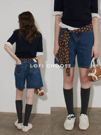 Lofi_choose_Washed_High_Waist_Loose_Fit_Micro_Stretch_Women_Casual_Blue_White_Denim_Shorts_MISSTT