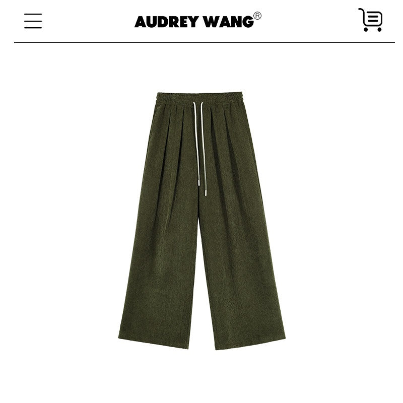 audreyyang_Comfort_Stretch_Polyester_Casual_Elastic_Pull_On_Women_Wide_Leg_Pants_MISSTT