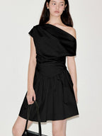 fano Casual Cotton A Line Sleeveless U Neck Loose Waist Everyday Women Midi Dresses