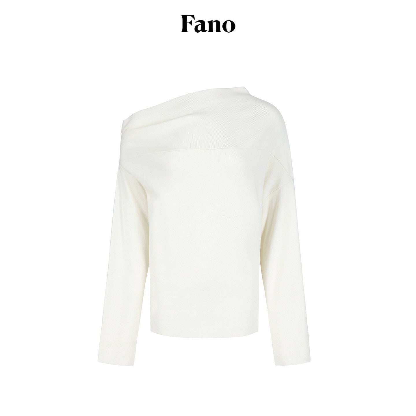 fano_Minimalist_Office_Regular_Asymmetric_Neck_Batwing_Sleeve_Women_Nylon_Sweaters_MISSTT