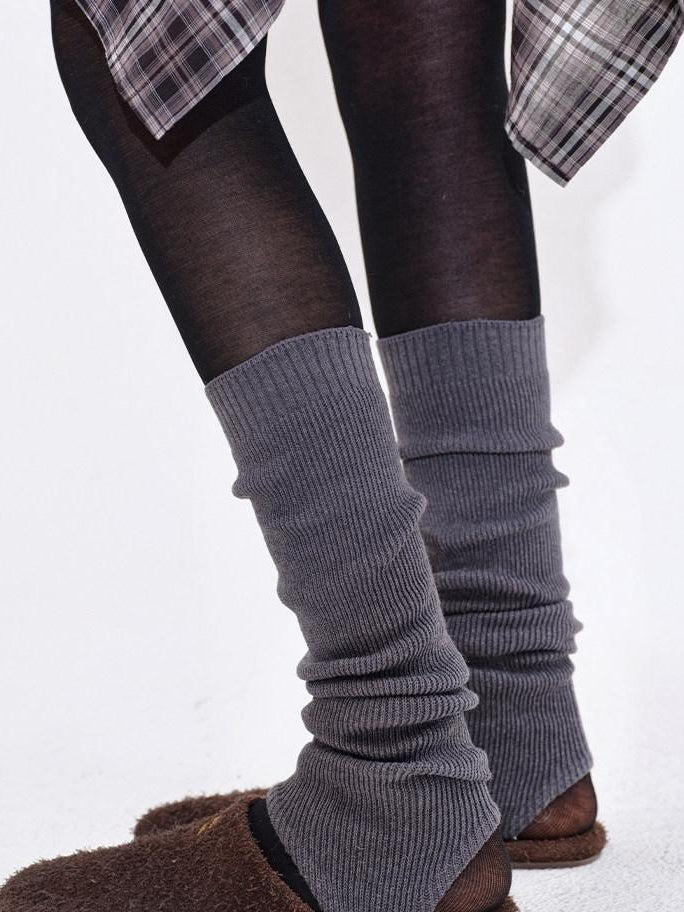 fano Soft Breathable Cotton Blend Minimal High Tube Women Casual Everyday Socks