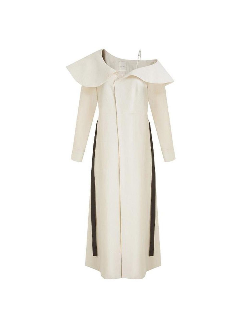 unspoken Comfortable Cotton Blend High Waist Asymmetrical Shirt Dress Office Maxi Dresses