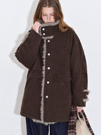 fano 90 Percent White Duck Down Warm Workwear Straight Midlength Womens Down Jackets