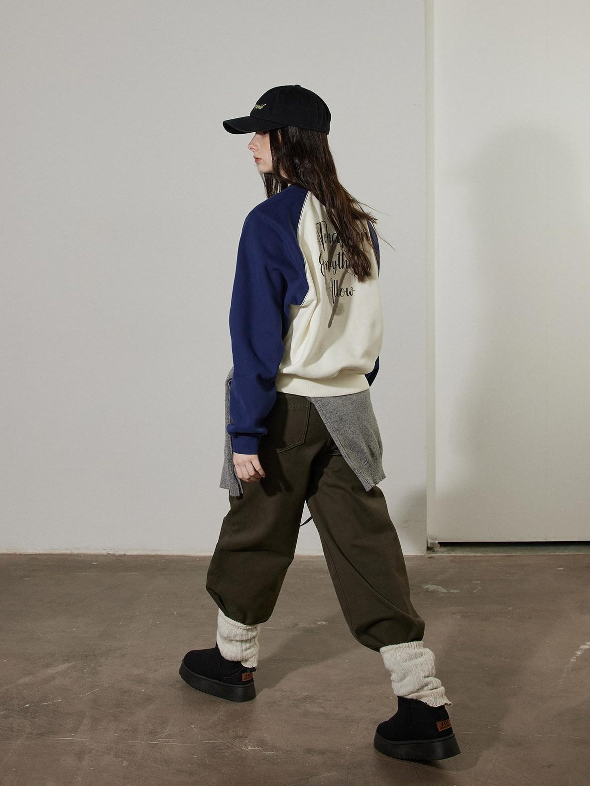 Lofi choose High Waist Washed Vintage Olive Zipper Fly Non Stretch Women Wide Leg Jeans