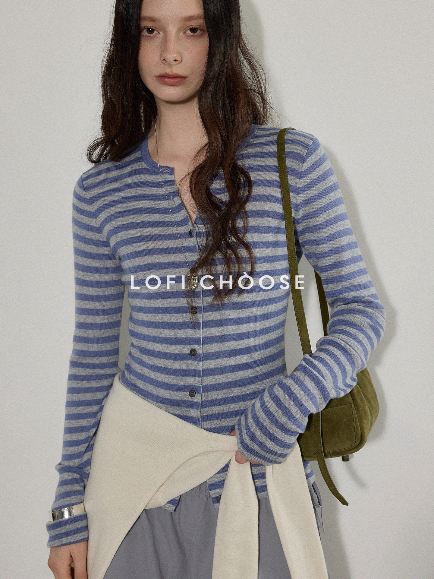 Lofi_choose_Wool_Blend_Slim_Fit_Striped_Commuter_Women_Button_Front_Knitwear_Cardigans_MISSTT