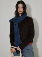 Lofi choose Soft Relaxed Casual Buttoned Round Neck Long Sleeve For Women Cardigans