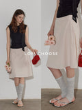 Lofi_choose_High_Waist_Flattering_Wide_A_Line_Loose_Workwear_Pink_Full_Circle_Midi_Skirts_MISSTT