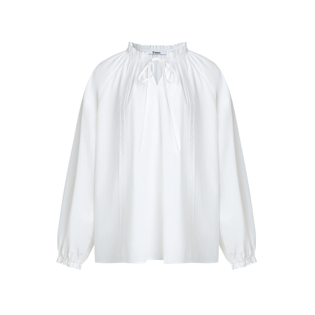 fano_Breathable_Lyocell_Cotton_Loose_Round_Neck_Korean_Long_Sleeve_White_Blouses_MISSTT