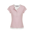 fano_Lyocell_Blend_Commuter_Korean_Slim_Fit_Office_Pink_White_Short_Sleeve_T-Shirts_MISSTT