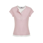 fano_Lyocell_Blend_Commuter_Korean_Slim_Fit_Office_Pink_White_Short_Sleeve_T-Shirts_MISSTT