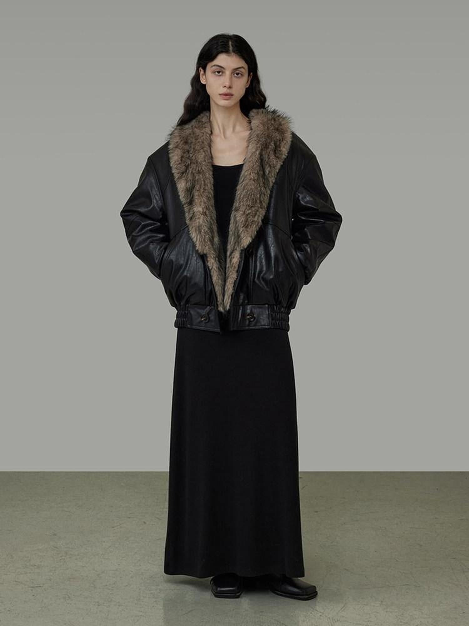unspoken Insulated Oversized Pocket Minimalist Commuter Women Black Short Coat