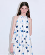 fano Floral Print Cotton Halter Loose Fit Office Casual Pullover Camisoles