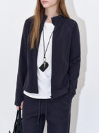fano Stretch Long Sleeve Zip Front Sporty Standard Fit Women Solid Lounge Sets