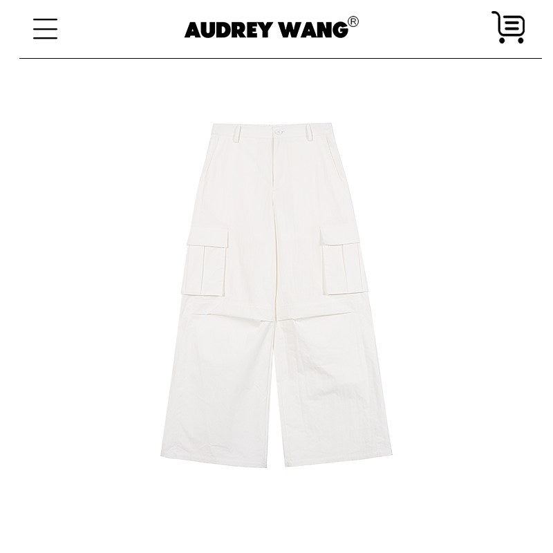 audreyyang_Natural_Waist_Cotton_Nylon_Blend_Loose_Office_Women_White_Straight_Pants_MISSTT