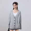 ikyou_Soft_Breathable_Slouchy_Loose_V-neck_Long_Sleeve_Gray_Knit_Casual_Women_Cardigans_MISSTT