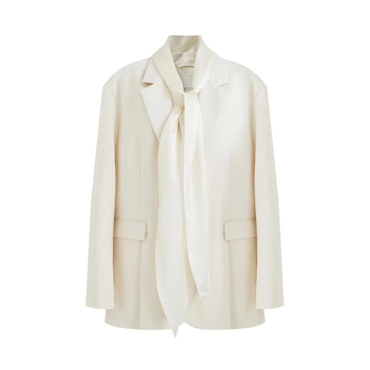 unspoken_Warm_Minimalist_Oversized_Ribbon_Tie_Lapel_Long_Sleeve_Women_Blazers_MISSTT