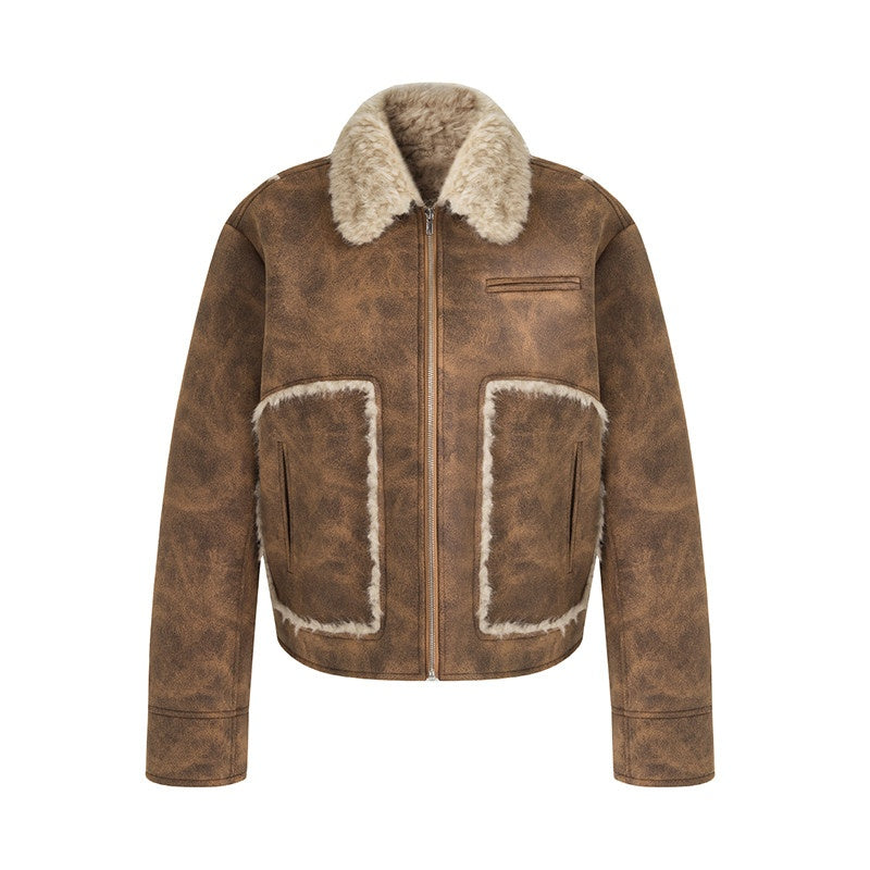 unspoken_Faux_Fur_Lined_Oversized_Zip_Pocket_Barn_Style_Women_Khaki_Leather_Jackets_MISSTT