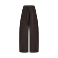 unspoken_Breathable_Cotton_High_Waist_Tie_Waist_Minimalist_Women_Brown_Wide_Leg_Pants_MISSTT