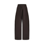unspoken_Breathable_Cotton_High_Waist_Tie_Waist_Minimalist_Women_Brown_Wide_Leg_Pants_MISSTT