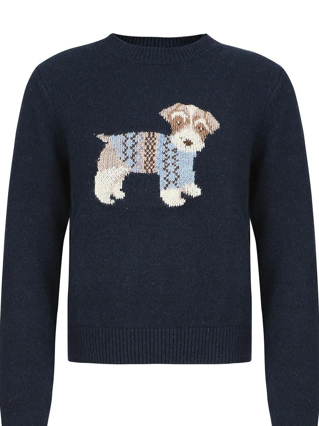 fano Warm Loose Fit Commuter Crew Neck Women Cozy Wool Blend Sweaters