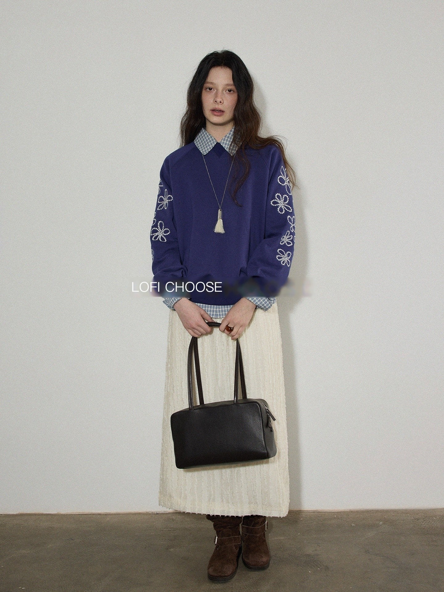 Lofi_choose_Floral_Print_Loose_Fit_Office_Crewneck_Women_Blue_Gray_Long_Sleeve_Sweatshirt_MISSTT